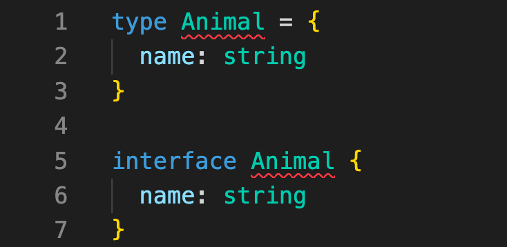 Simplificado: interfaces vs. tipos en TypeScript